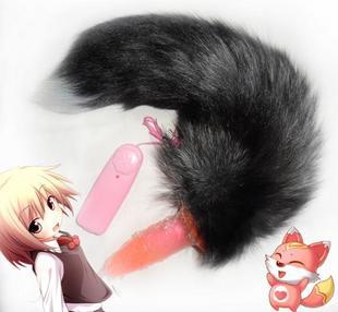 具振动尾巴cosplay用具肛塞狐狸尾巴的变身 图