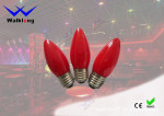 供应红色橄榄型2W 220V 10000H LED35灯泡