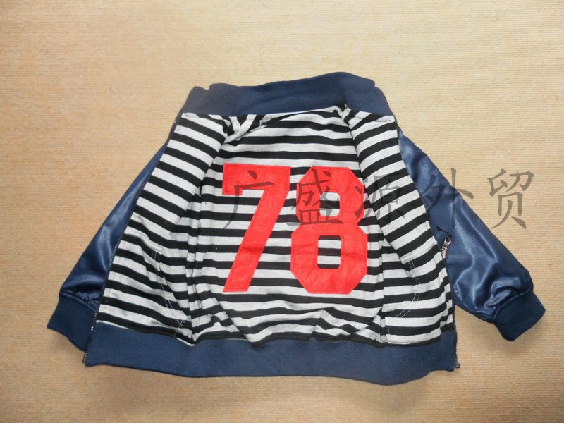 外贸原单live's童装 双面<em>穿男童</em>夹克衫 <em>开衫</em>立领