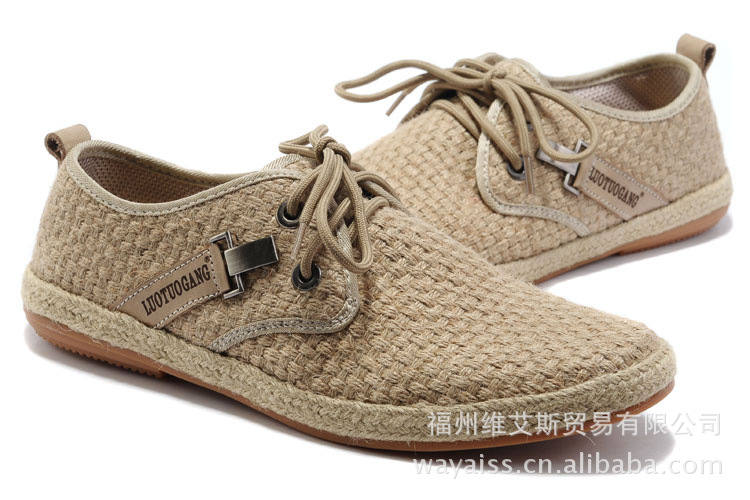 批发采购户外鞋-骆驼港 612新款男士麻绳时尚