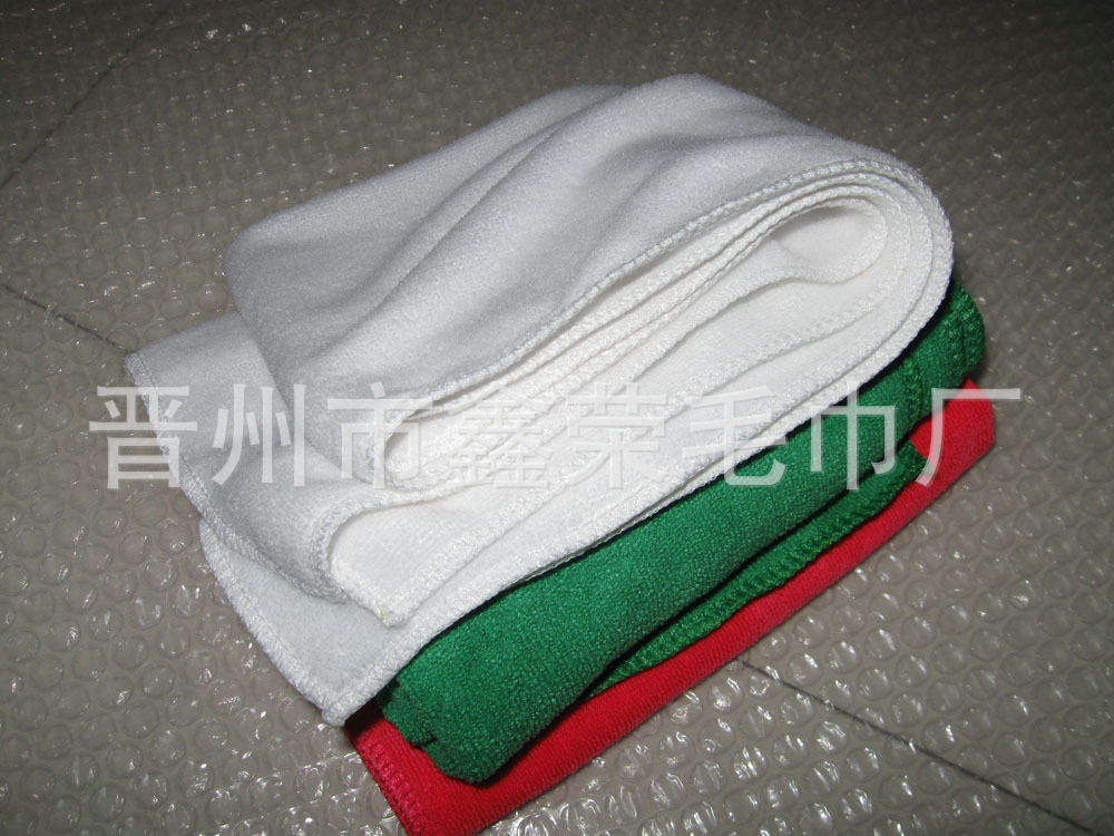 【特价批发 一次性超细纤维白巾 纯棉替代产品