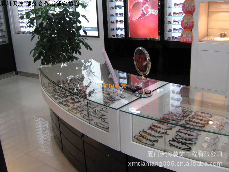 展示柜-【眼镜柜台】柜台西施 眼镜店柜子 眼睛