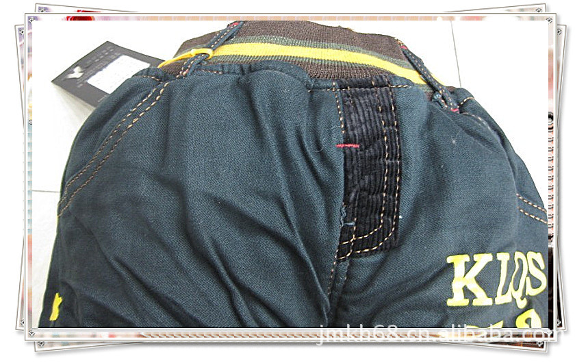 金<em>马裤</em>行 <em>童装</em>男童<em>冬装</em>2012新款儿童棉布夹裤