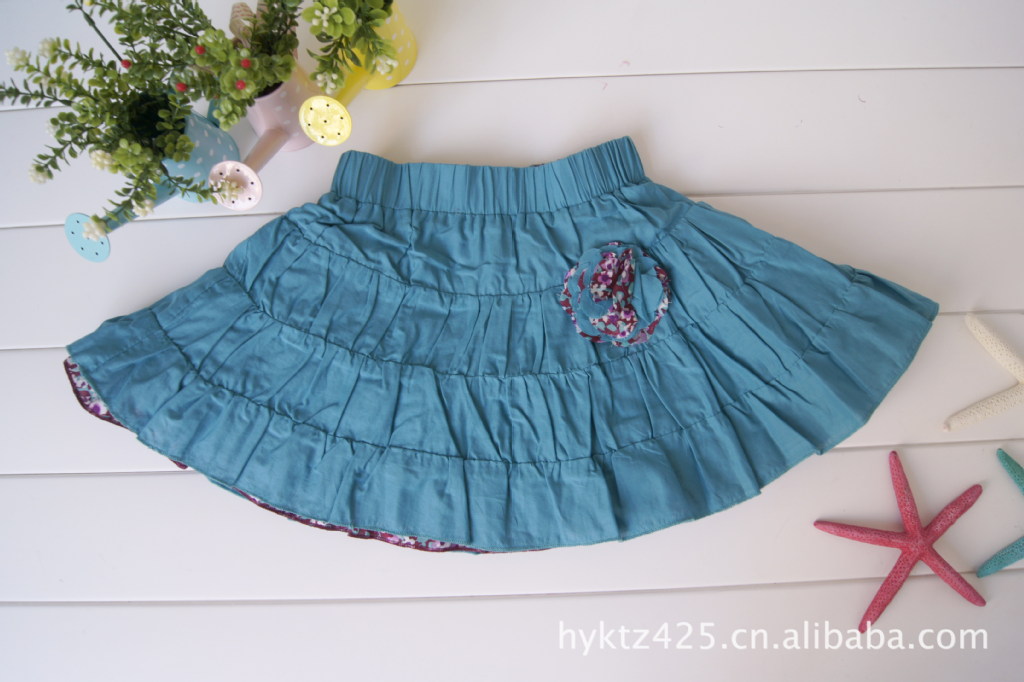 裙 <em>女童</em>公主甜美碎花百褶小短裙 <em>女童蛋糕裙</em> 品