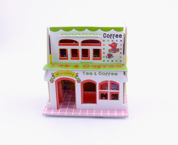 【小房子 3D立体拼图 儿童益智玩具 支持混批
