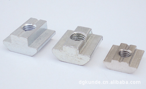 供应工业铝型材配件 T型螺母块 20 30 40 45-铝