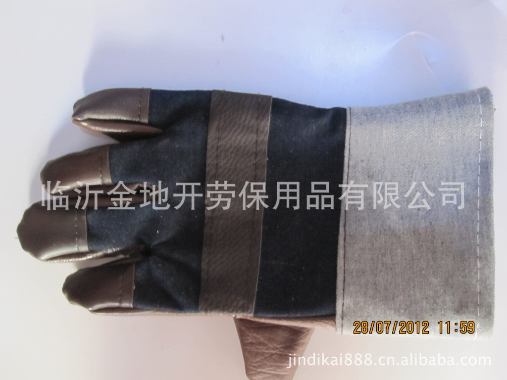 【大量供应】革皮电焊手套,电焊打磨焊接防护劳保作业防护手套