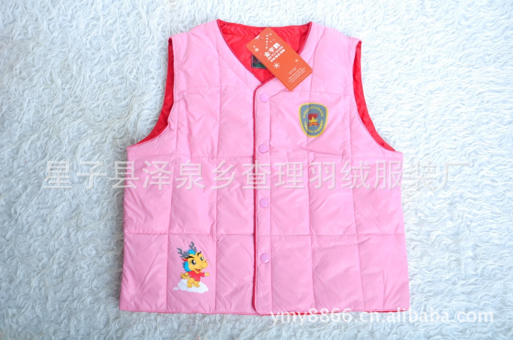 【热销<em>卡通</em>图案<em>羽绒马甲</em>】价格,<em>厂家</em>,图片,其他