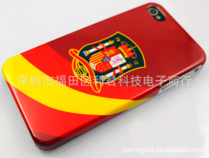 欧洲杯 国家俱乐部 球队足球 iphone4s 手机壳 