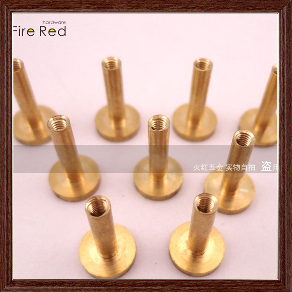 精美8.5X3X13.5铜子母钉螺母,文具钉螺母 