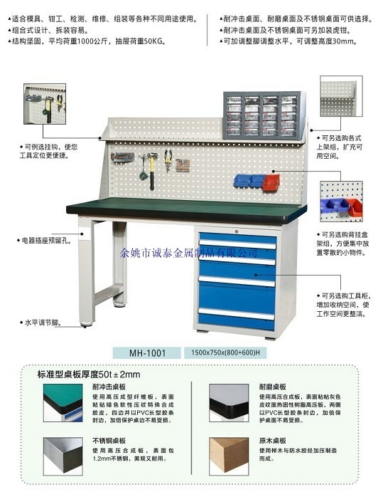 工作台示意图