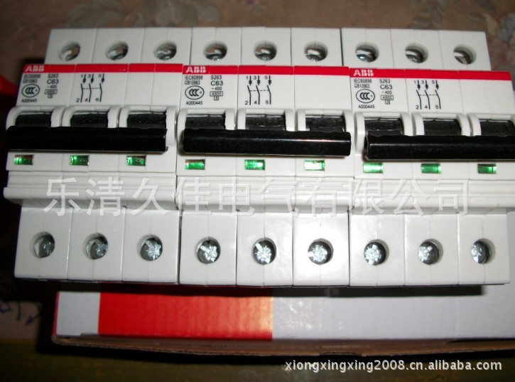 ABB微型断路器 S263-C63 S263-D63 S263-C