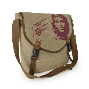 批发采购时尚休闲包-切格瓦拉帆布包斜挎包 单