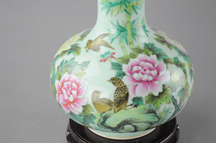 景德镇手绘花瓶 陶瓷工艺品 摆件 厂家直供 来样