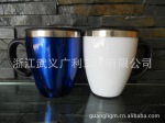 杯子厂家直销/外塑内钢办公杯/水杯