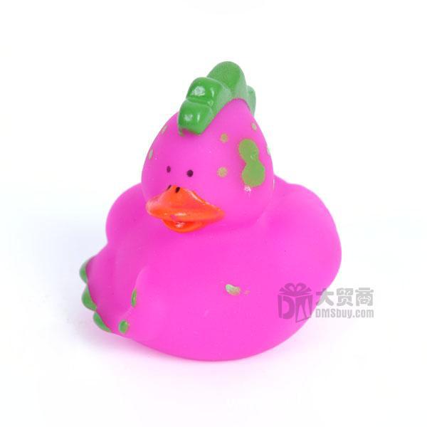 搪膠戲水恐龍鴨子