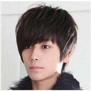 假发-男生假发现货批发义乌假发厂男士蓬松发型