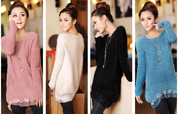 【【子泓】秋冬新款韩版<em>大码女装毛衣</em>外套宽松