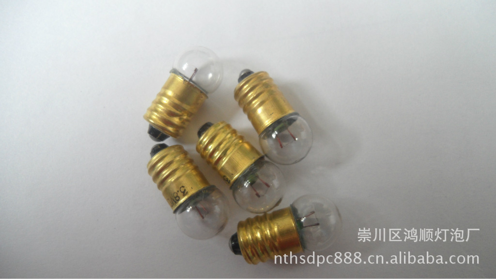 6v手电筒灯泡 实验小电珠 G11灯泡 E10灯座 厂