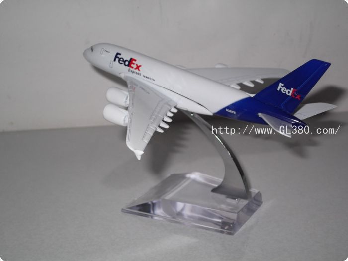 【飞机模型 合金16cm 航空礼品 联邦快递】价