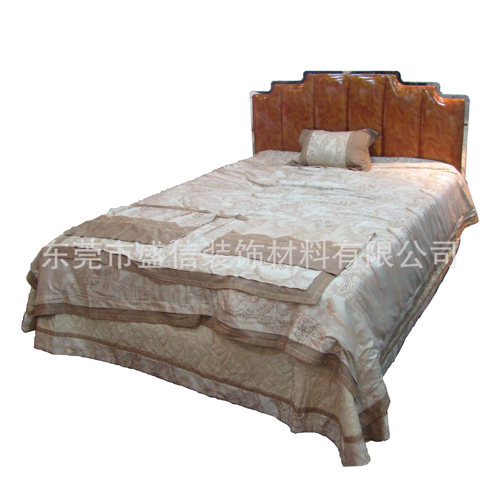 现代 简约 卧室床 单人床 双人床 不锈钢床图片