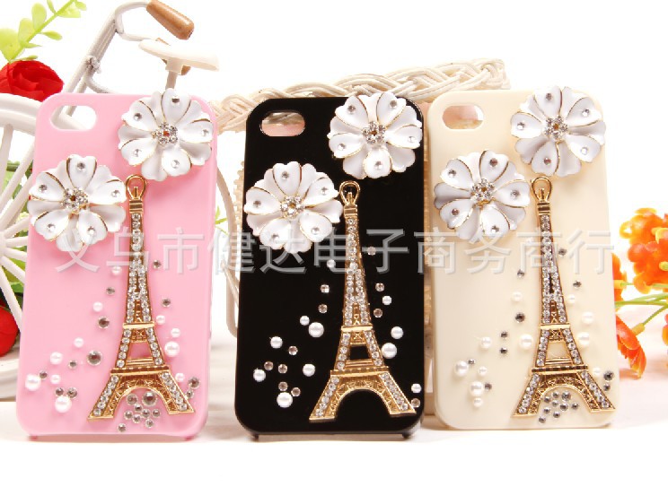 【梦幻埃菲尔铁塔手机材料包 苹果外壳手机美