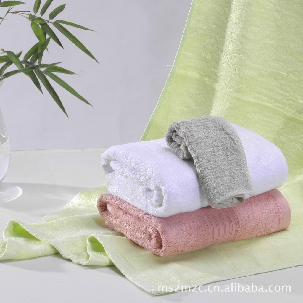 竹棉-100%精梳棉方巾,毛巾