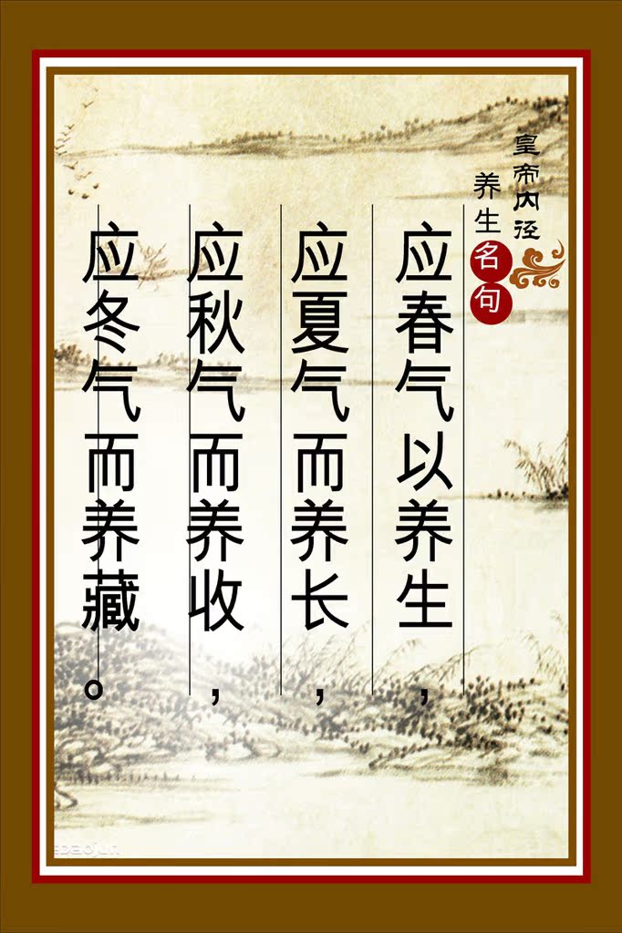 【350装饰画海报展板2378中医中药养生文化标