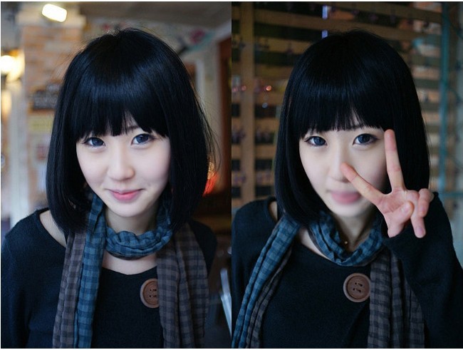 发-现货批发厂家直销 新款假发 <em>齐刘海BOBO</em>头