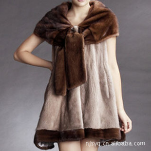 水貂<em>中长</em>女款正品整貂皮大衣新款 貂毛背心皮