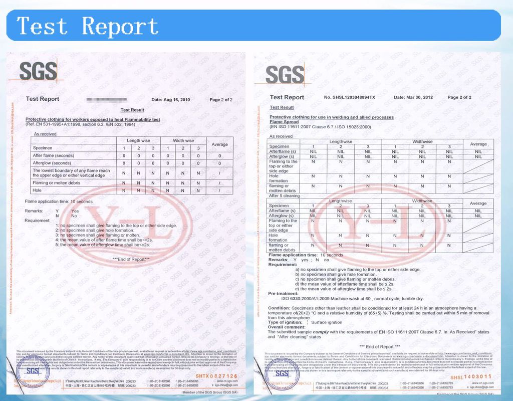 EN531-11611阻燃报告