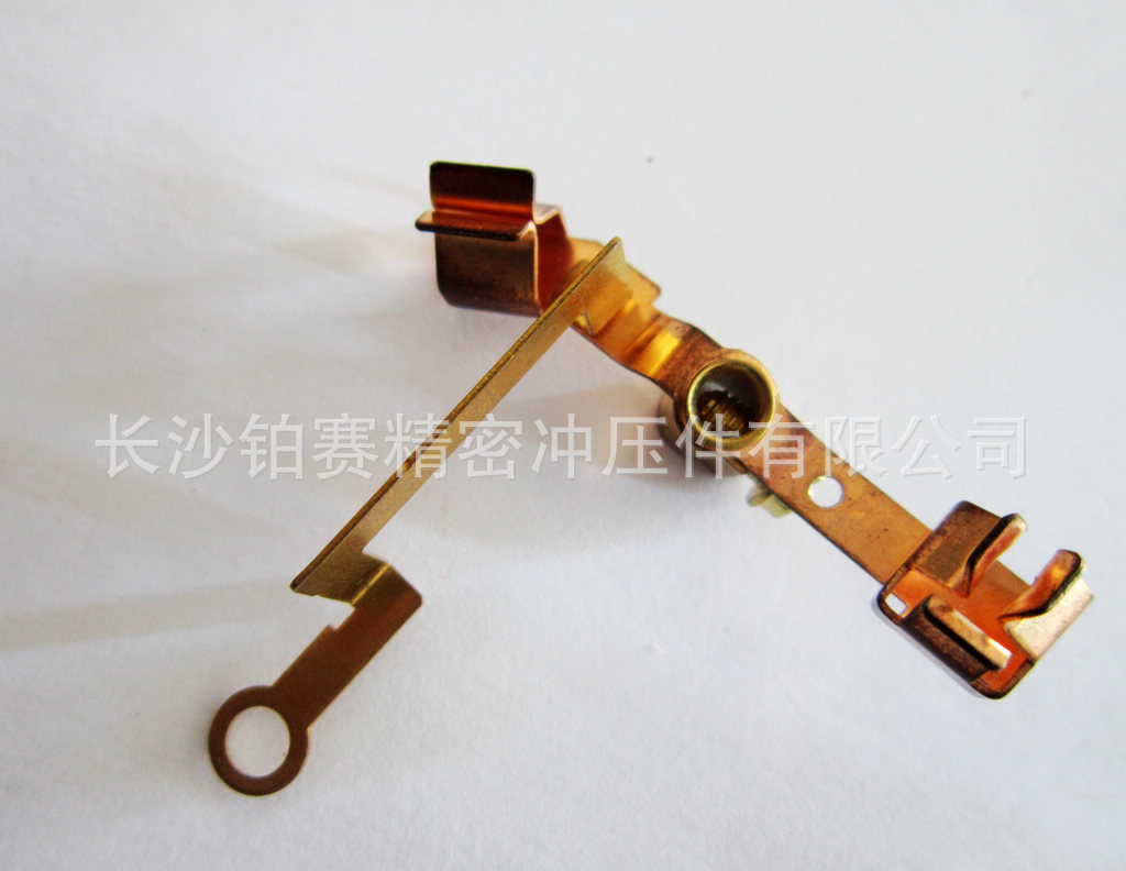 【万能插座五金铜弹片 武汉 原件厂 精密冲压件