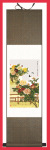 真丝字画, 工艺品, 国画, 礼品画, 洛阳春色