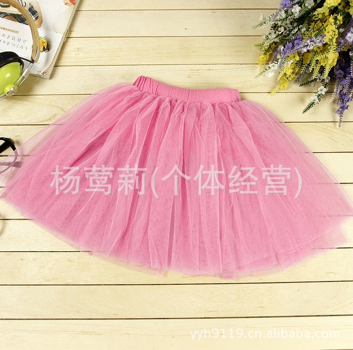 【2012春夏装<em>女童</em>纱裙<em>中童装</em>百搭篷篷裙半身