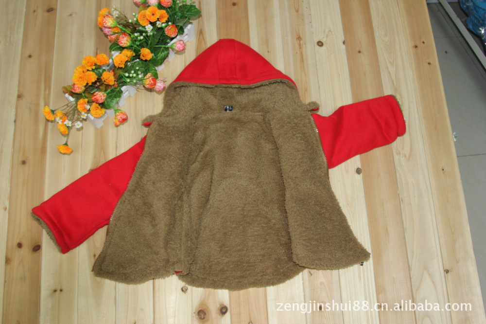 【2012 <em>童装</em>冬季新品 <em>加绒针织开衫</em>男童外套 韩