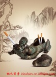 厦门创意礼品 孟子烟灰缸 创意 个性 车载 广告 礼品烟灰缸定制