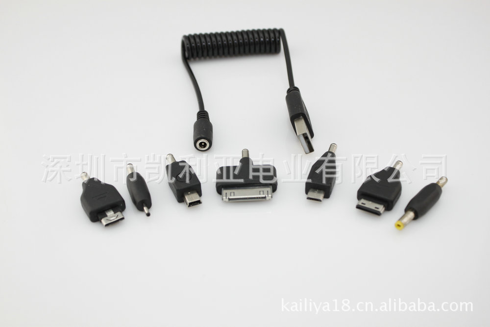 转接头八合一USB电源线,三星I9300,usb电源线批发
