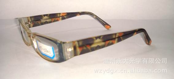 2012永大光学新款韩版时尚仿板材塑胶弹簧眼
