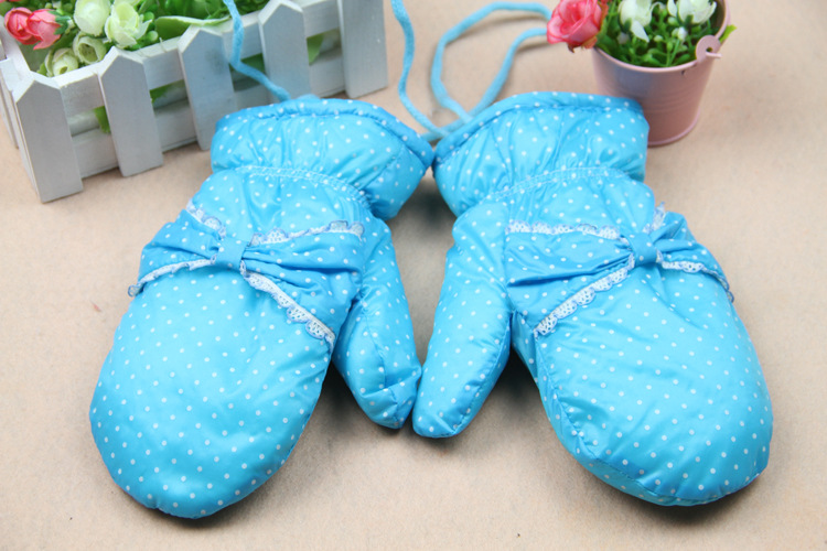 厂家<em>批发</em> 全指羽绒棉<em>手套</em> <em>女式</em>冬季保暖飘雪时