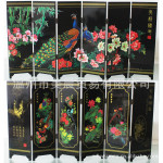漆器工艺品小屏风礼品摆件 旅游纪念品中国特色商务礼品 天姿国色