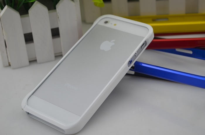 【苹果5手机壳 iphone 5金属边框 保护壳 烤漆