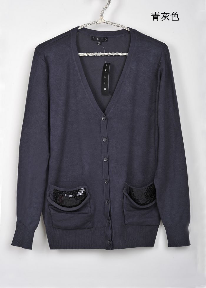 2012新款 <em>外贸</em>原单<em>女装针织衫大码开衫</em>高品质