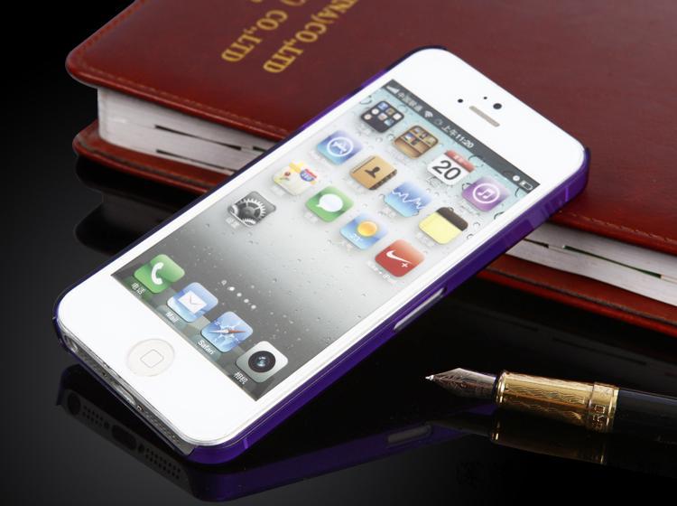薄0.5mm iphone5 磨砂透明外壳 手机壳 苹果5