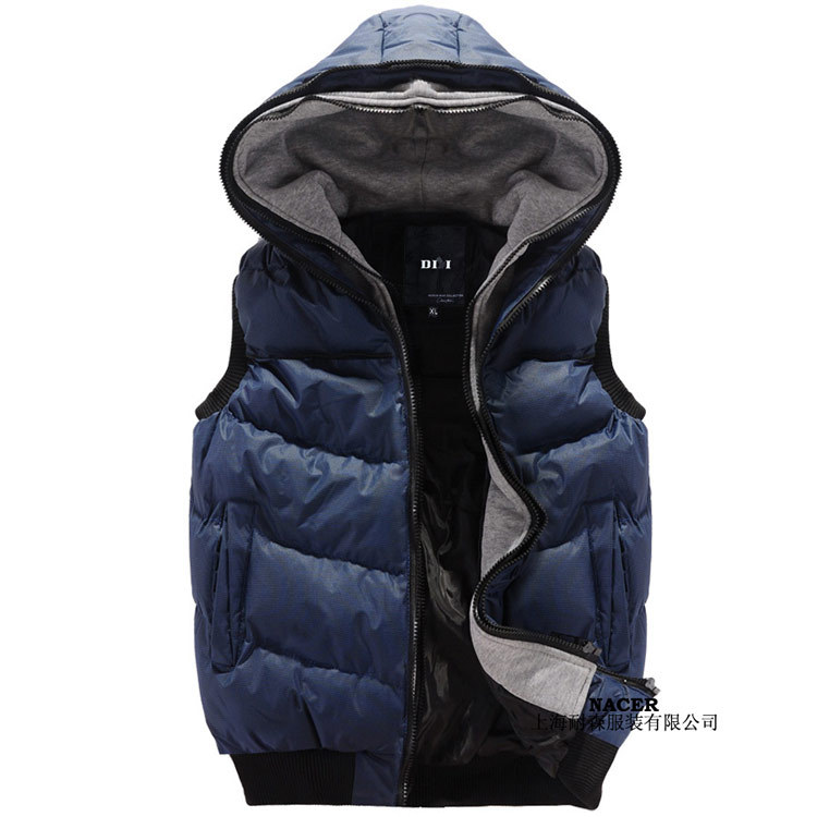批发采购男式<em>马甲</em>-秋冬季<em>棉马甲定做</em>男式工厂