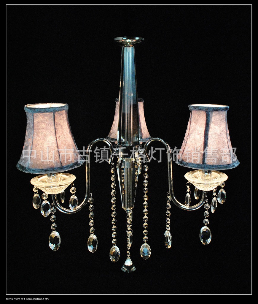现代水晶蜡灯\/蜡烛吊灯\/灯具批发\/铁艺吊灯\/水晶