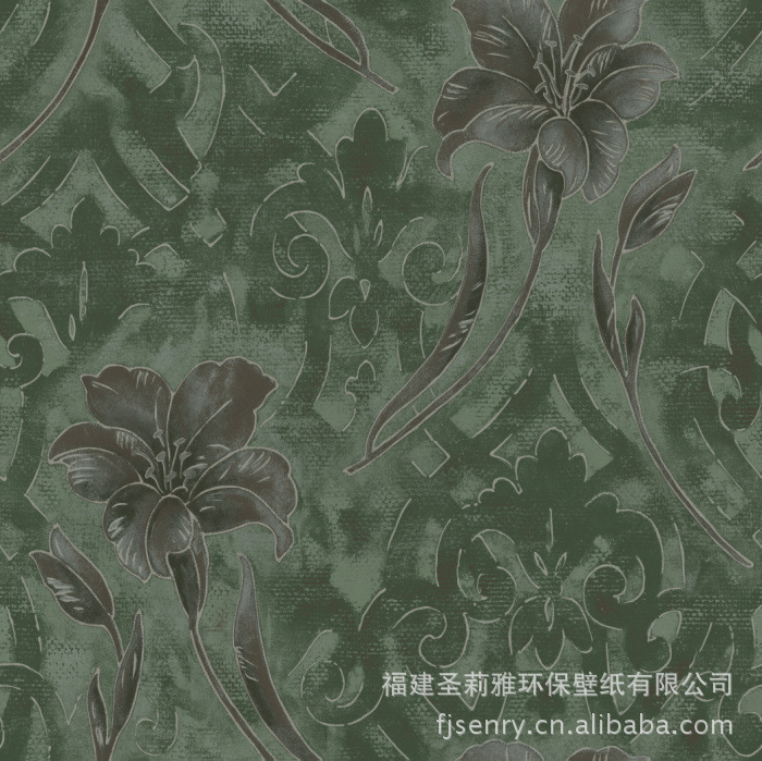 圣莉雅环保壁纸 版本朗日 中国墙纸第一品牌-墙