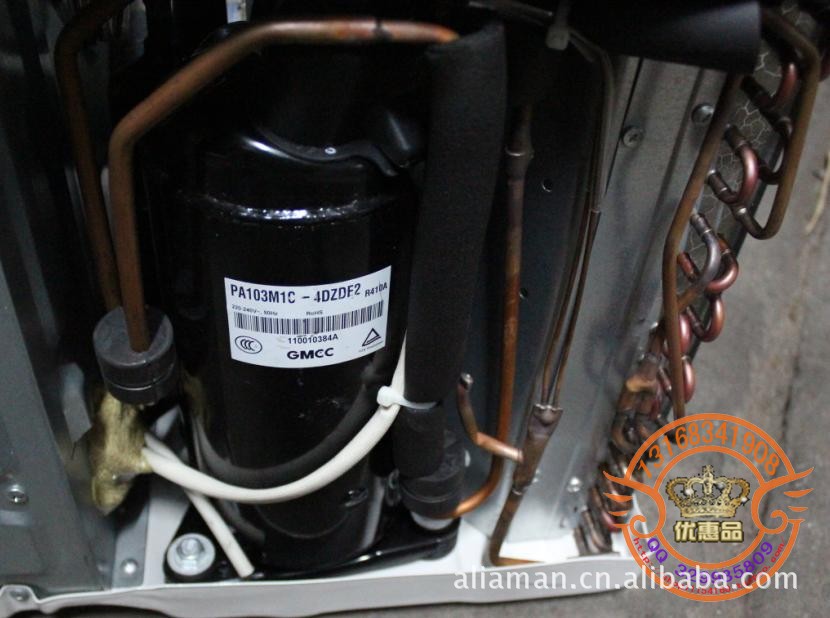 窗机内部结构实图 窗式空调 内部图片 窗机空调