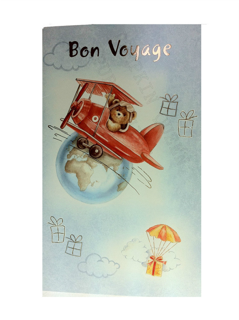 【节日通用 外贸出口 英文明信片贺卡5 一路顺