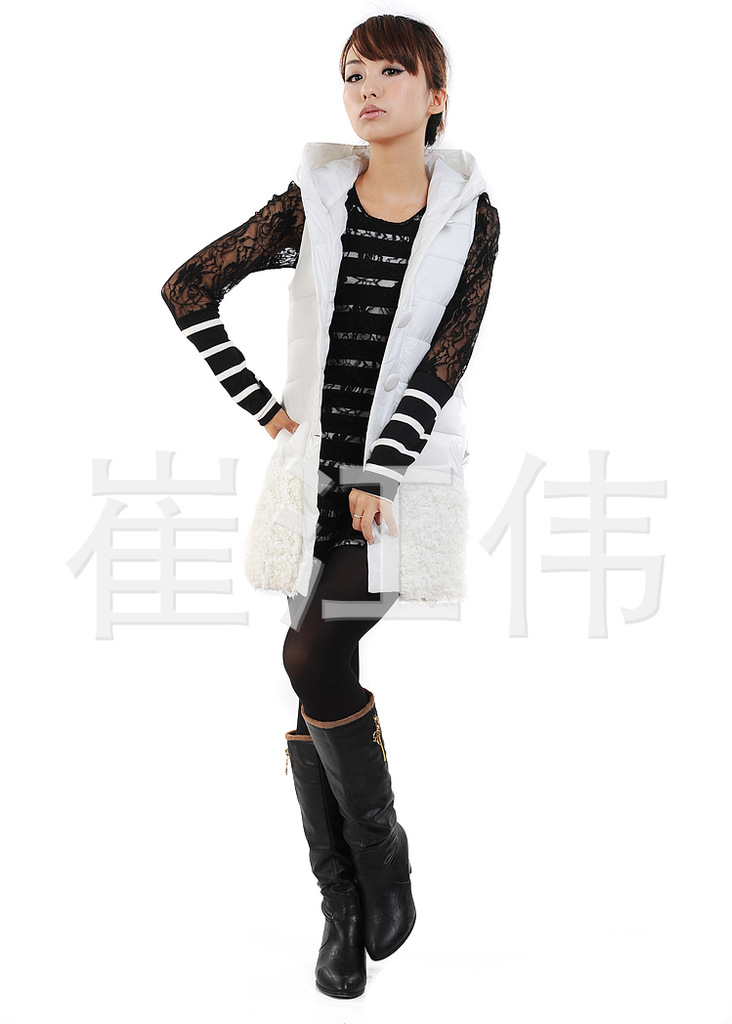 【<em>秋冬</em>新款<em>女棉马甲</em>背心<em>韩版</em>时尚中长棉衣棉服