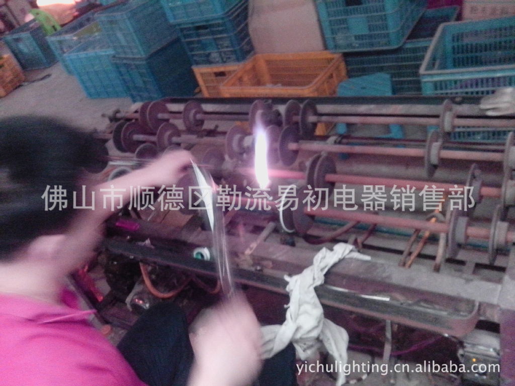 管中管,led管t8t9t10灯管玻璃管切割烧口设备,高精手工改管机械